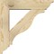Ekena Millwork Funston Traditional Rough Sawn Bracket w/ Offset Brace, Douglas Fir, 6"W x 24"D x 24"H BKT0604X24X24FST01RDF - alternate 4
